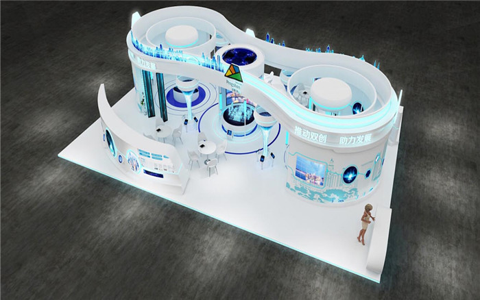 高交會(huì)展臺(tái)搭建制作圖片