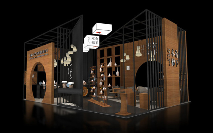 深圳文博會展位設(shè)計-木舍棉下
