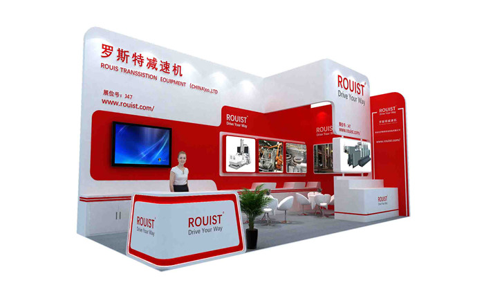 機械展位設(shè)計裝修-羅斯特減速機-深圳機械展位設(shè)計