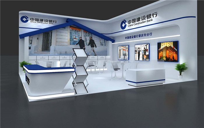 上海布置展臺-建行-上海展臺布置搭建