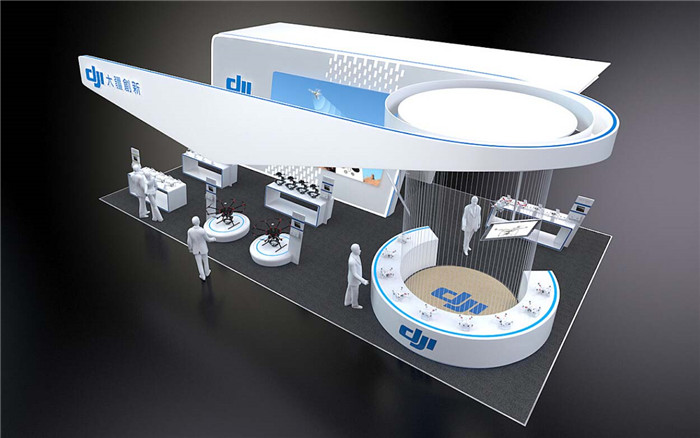 無人機(jī)展臺展會搭建-大疆創(chuàng)新