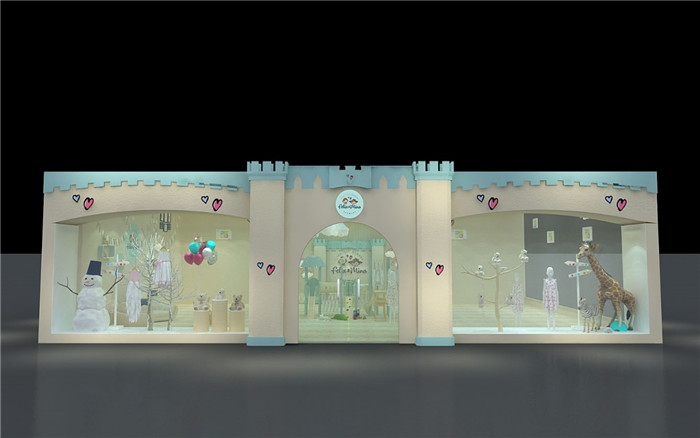 孕嬰童展臺(tái)搭建裝修-fdx mina