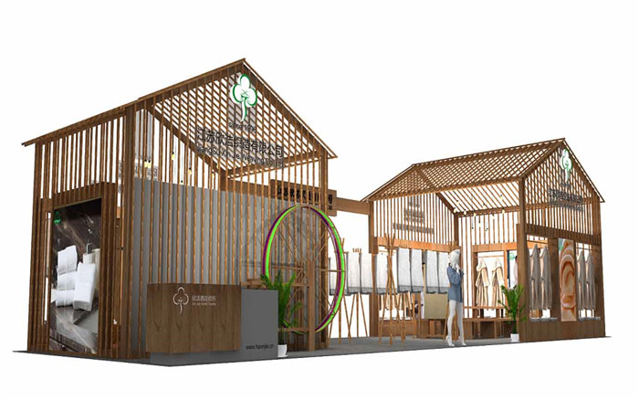 欣潔-面料紡織展搭建