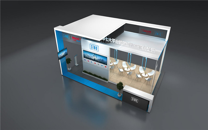 上海物聯(lián)網(wǎng)展位設(shè)計圖片