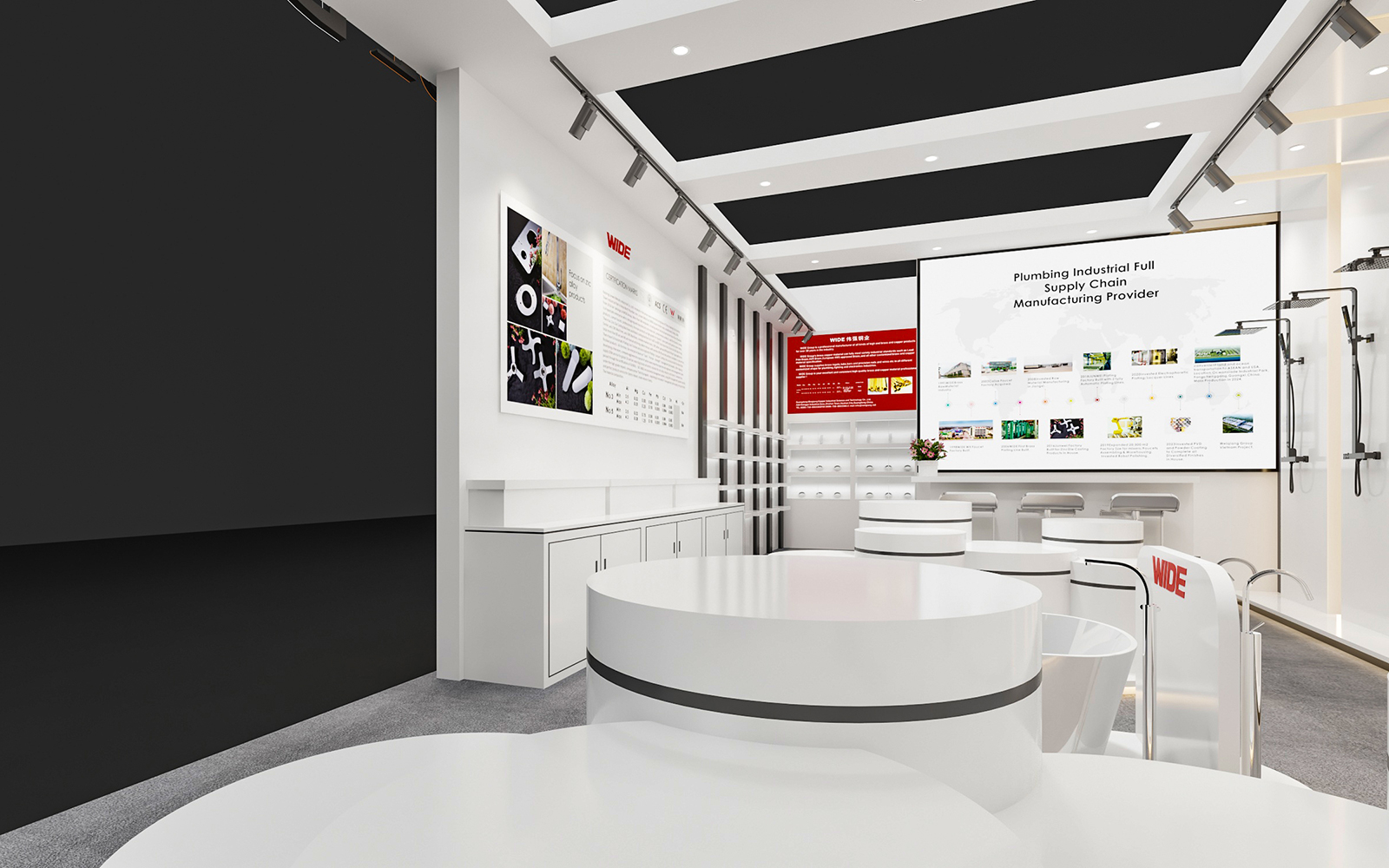 上海衛(wèi)浴展臺(tái)設(shè)計(jì)圖片