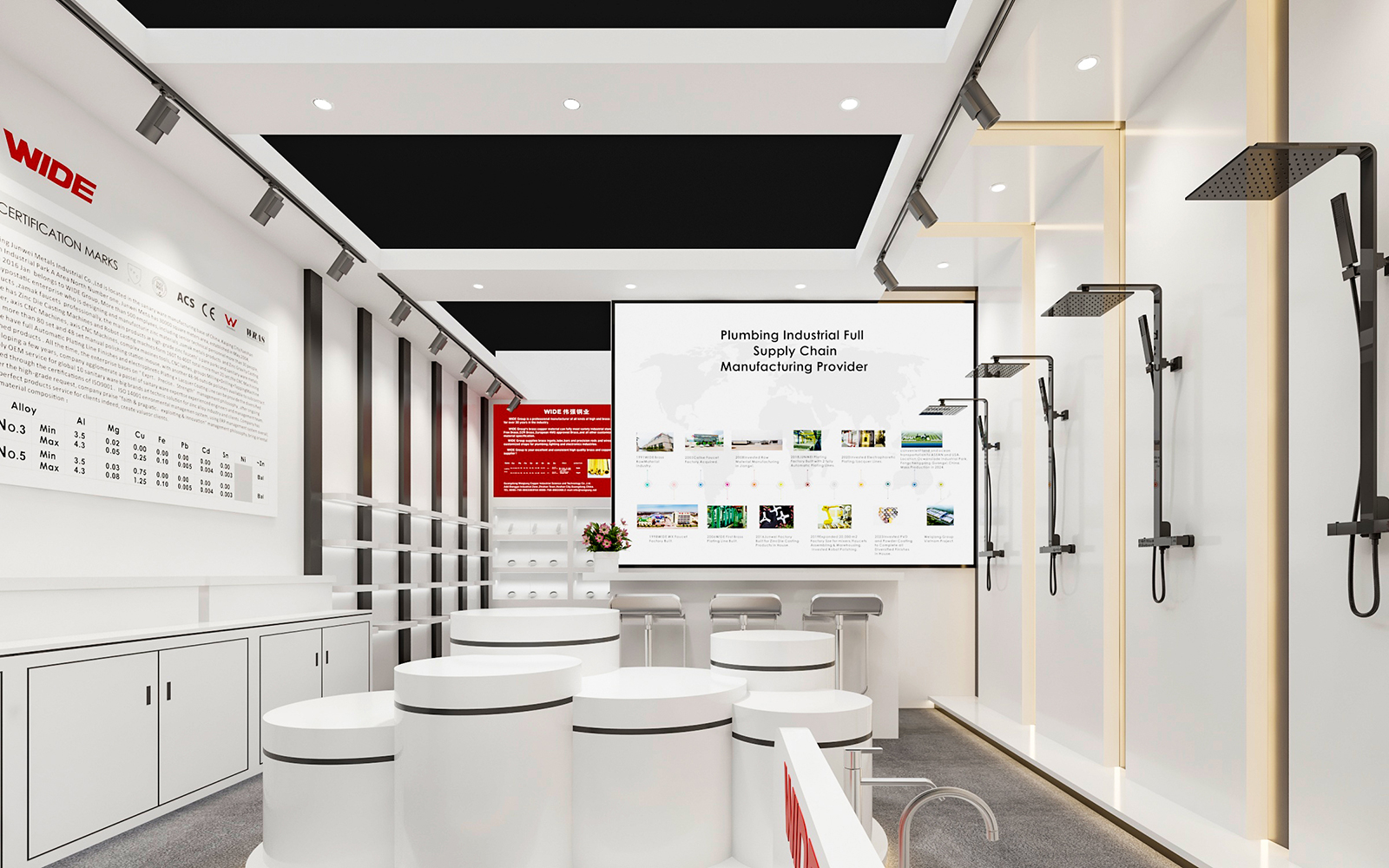 上海衛(wèi)浴展臺(tái)設(shè)計(jì)圖片