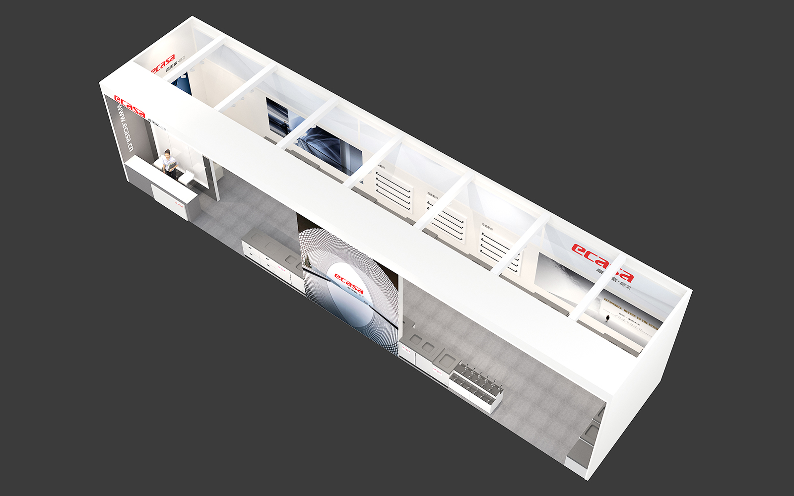 上海衛(wèi)浴展臺(tái)搭建圖片