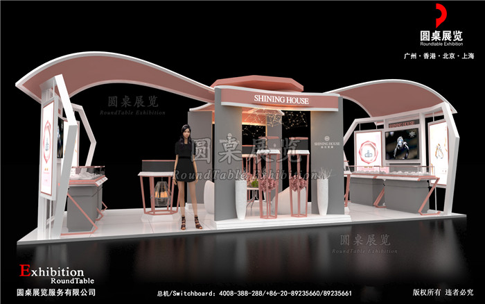 珠寶展臺(tái)設(shè)計(jì)搭建使用哪些色彩？展位設(shè)計(jì)技巧