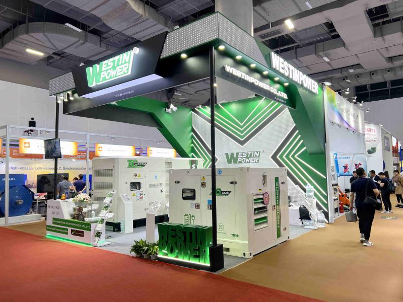 廣東西電動(dòng)力科技股份有限公司的第135屆獲獎(jiǎng)廣交會(huì)展位設(shè)計(jì)搭建圖片