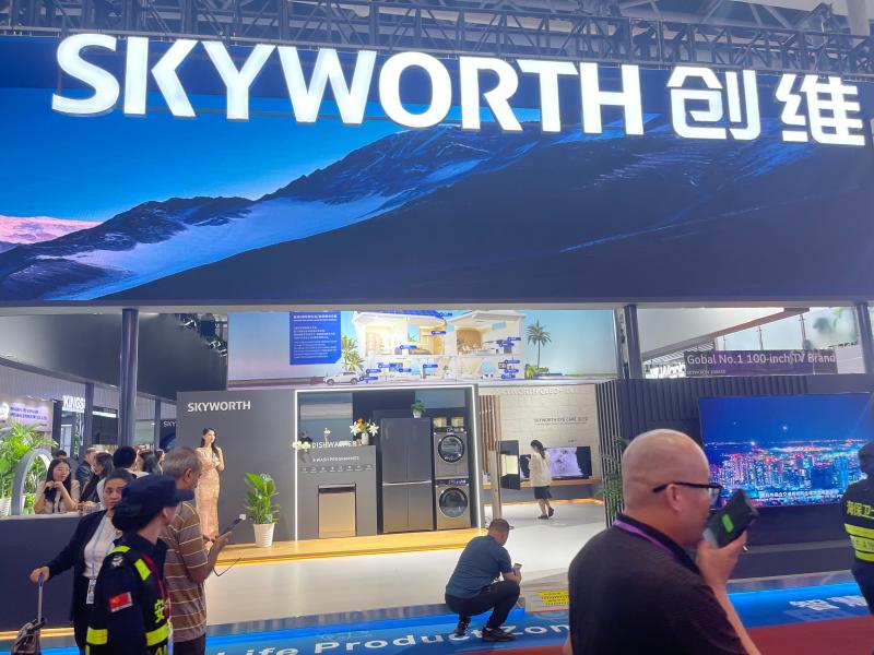 創(chuàng)維空調(diào)的第135屆獲獎(jiǎng)廣交會(huì)展位設(shè)計(jì)搭建圖片