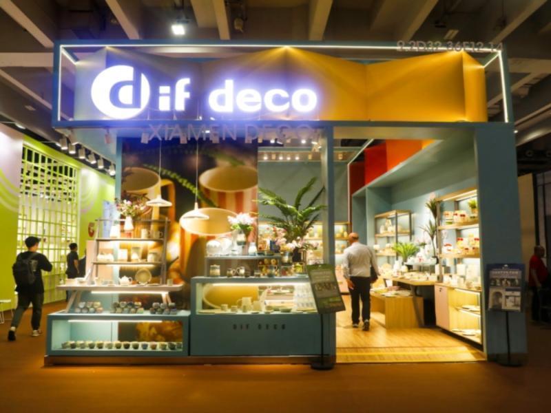 廈門市圣得凱進(jìn)出口有限公司的第135屆獲獎(jiǎng)廣交會(huì)展位設(shè)計(jì)搭建圖片