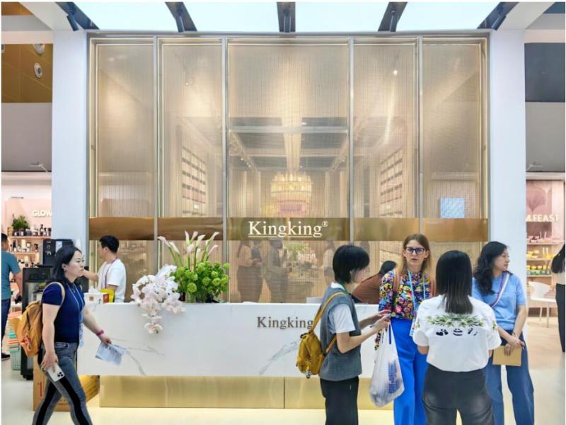 青島金王的第135屆獲獎廣交會展位設(shè)計搭建圖片