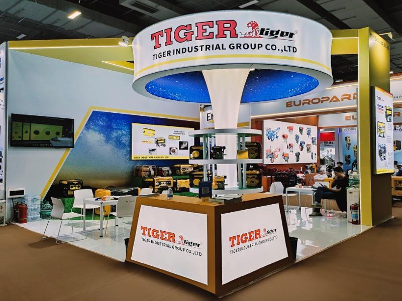 泰格工業(yè)集團(tuán)有限公司的第135屆獲獎(jiǎng)廣交會(huì)展位設(shè)計(jì)搭建圖片