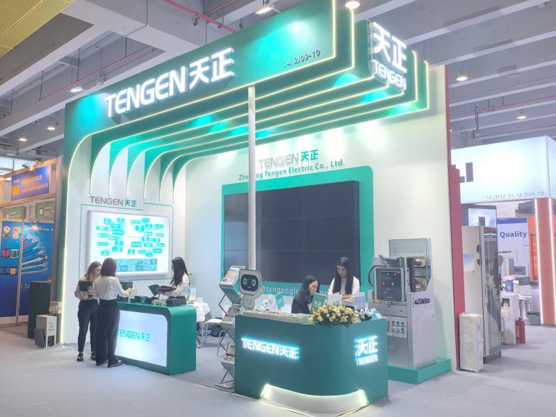 浙江天正電氣股份有限公司的第136屆獲獎廣交會展位設計搭建圖片