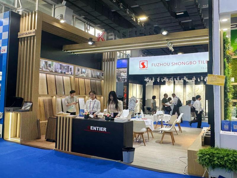 江蘇肯帝亞木業(yè)的第136屆獲獎廣交會展位設計搭建圖片