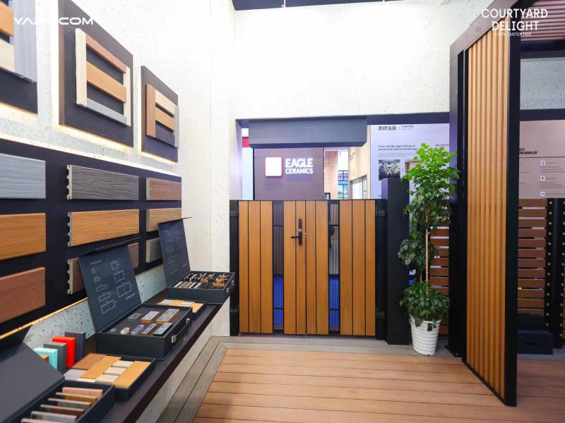 禾隆新材料的第136屆獲獎廣交會展位設計搭建圖片