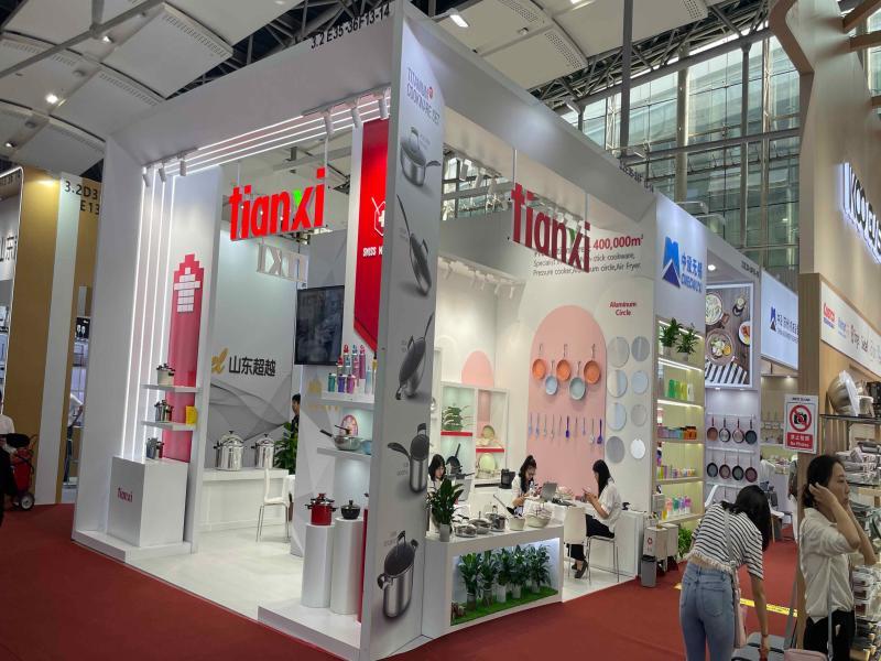 浙江天喜廚電股份有限公司的第136屆獲獎(jiǎng)廣交會(huì)展位搭建圖片