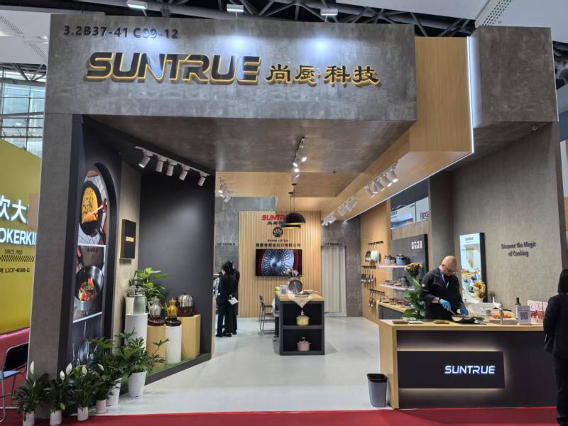 浙江尚廚家居科技股份的第137屆獲獎廣交會展位設(shè)計裝修圖片