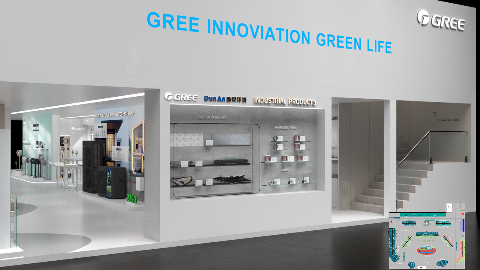 廣交會(huì)雙層展廳設(shè)計(jì)搭建效果圖