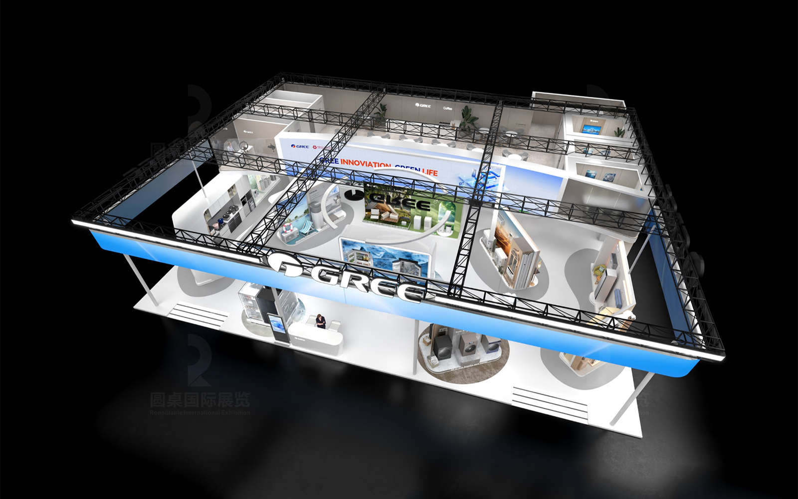 廣交會(huì)雙層展廳設(shè)計(jì)布置圖片