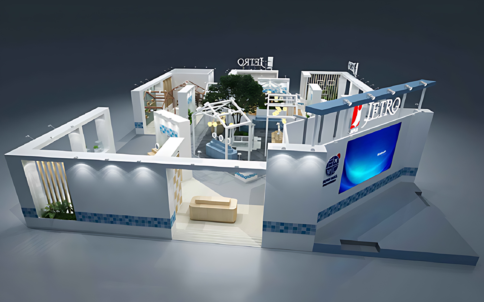 進(jìn)口博覽會(huì)展臺(tái)搭建圖片