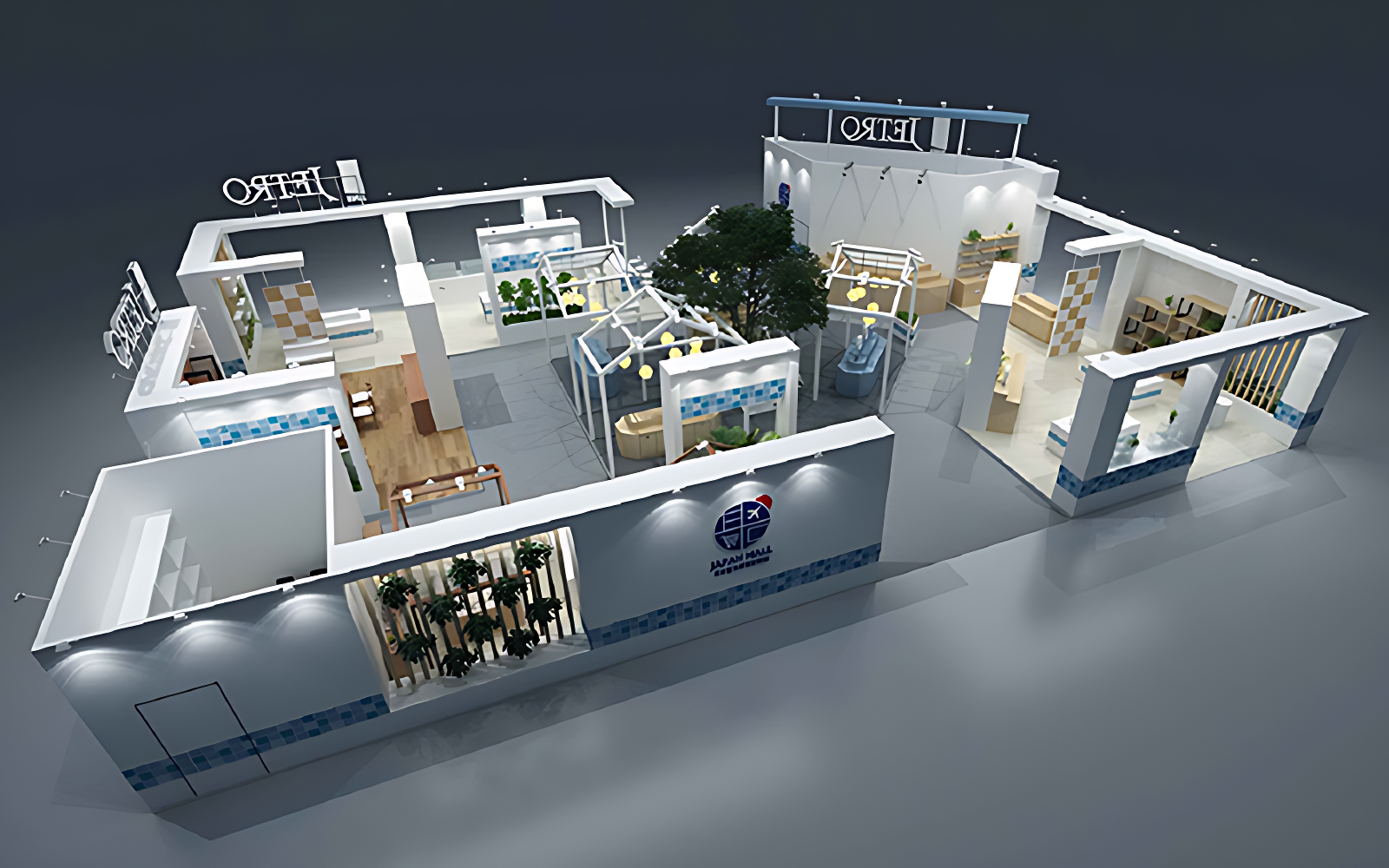 進(jìn)口博覽會(huì)展臺(tái)搭建圖片