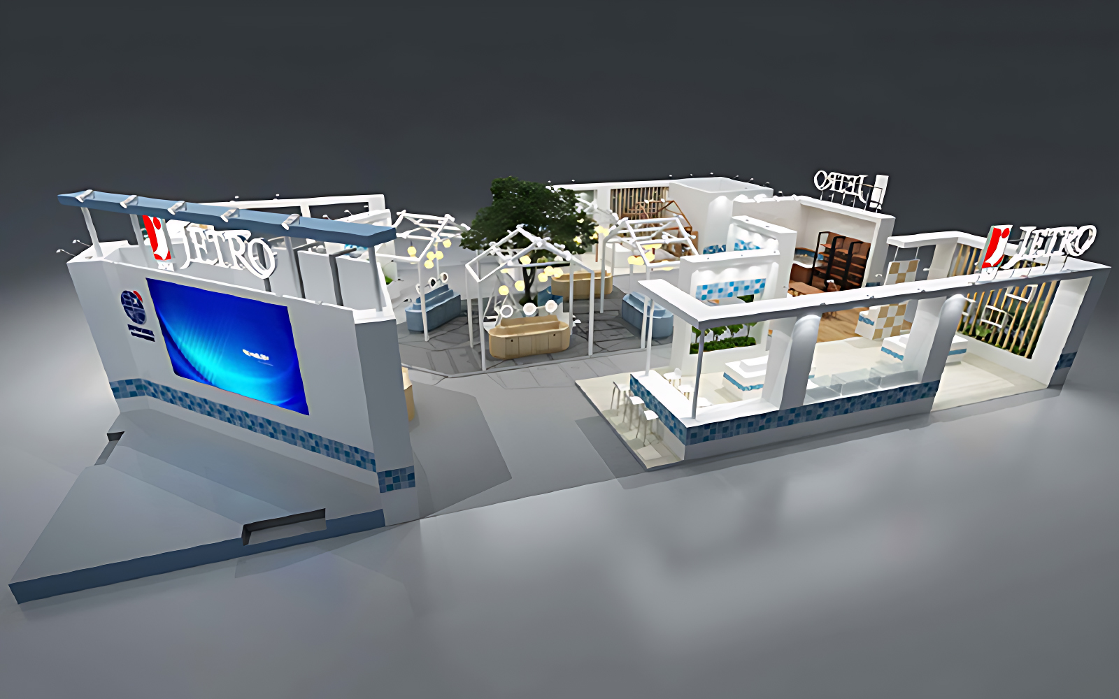 進(jìn)口博覽會(huì)展臺(tái)搭建圖片