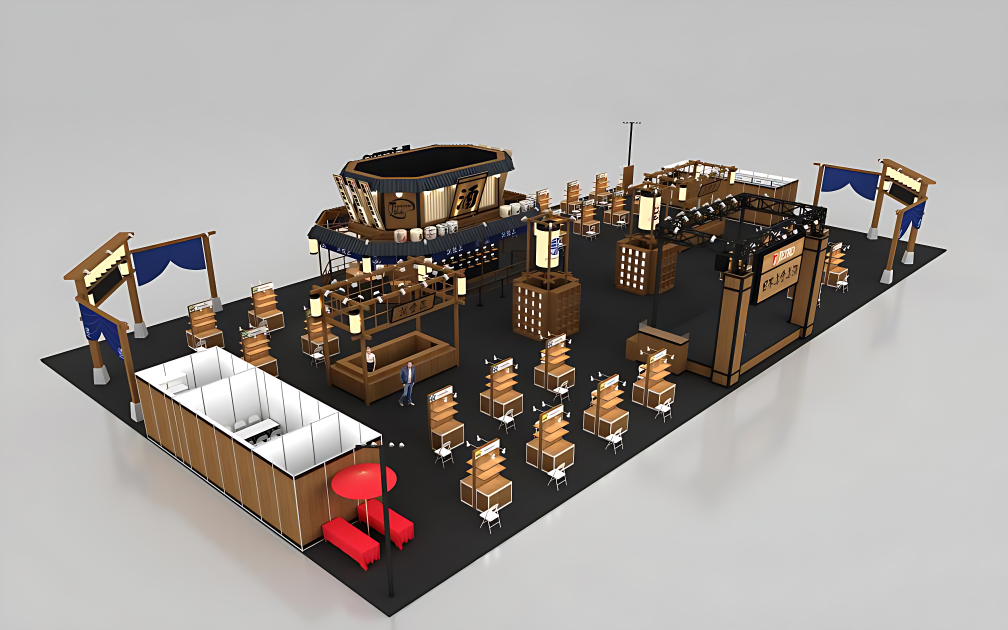 進(jìn)口博覽會(huì)展會(huì)搭建圖片