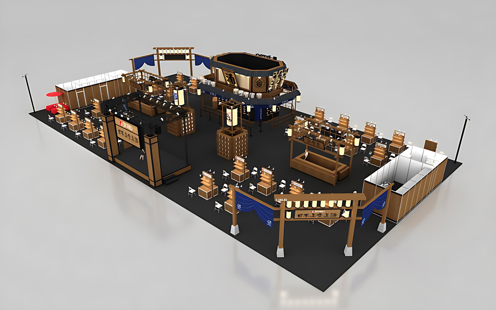 進(jìn)口博覽會(huì)展會(huì)搭建圖片