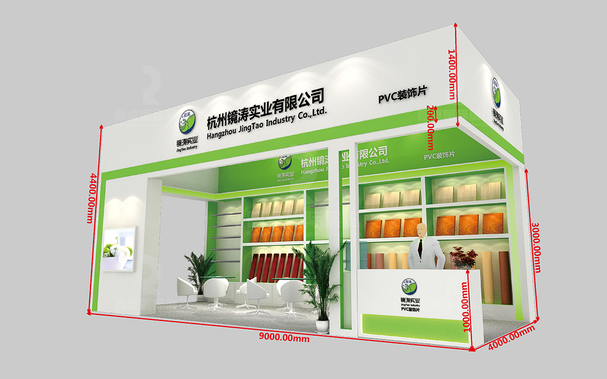 中型展臺(tái)搭建的尺寸考量