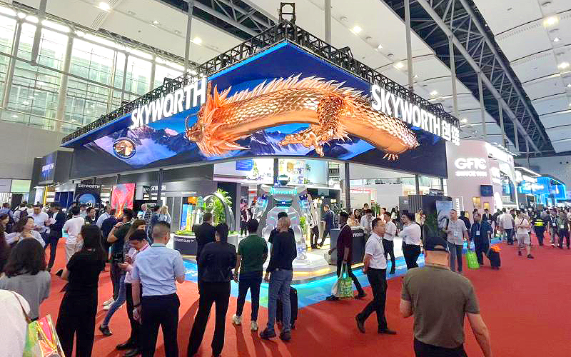 多媒體技術與廣交會展臺設計主題更貼合