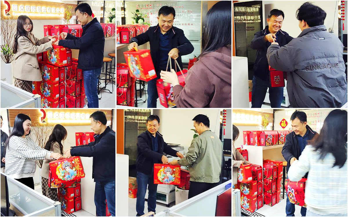 2025年金蛇賀歲，圓桌國際展覽公司為員工送上豪華年貨！