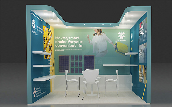 小面積廣交會展臺怎樣吸睛？展覽公司推薦折疊方案