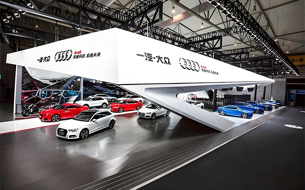 展位搭建商運用機械裝置讓展臺更具互動性