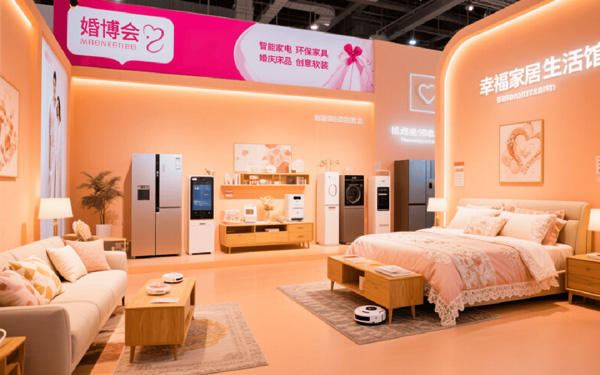 婚博會(huì)展覽設(shè)計(jì)：如何運(yùn)用燈光和材料來(lái)營(yíng)造氛圍？