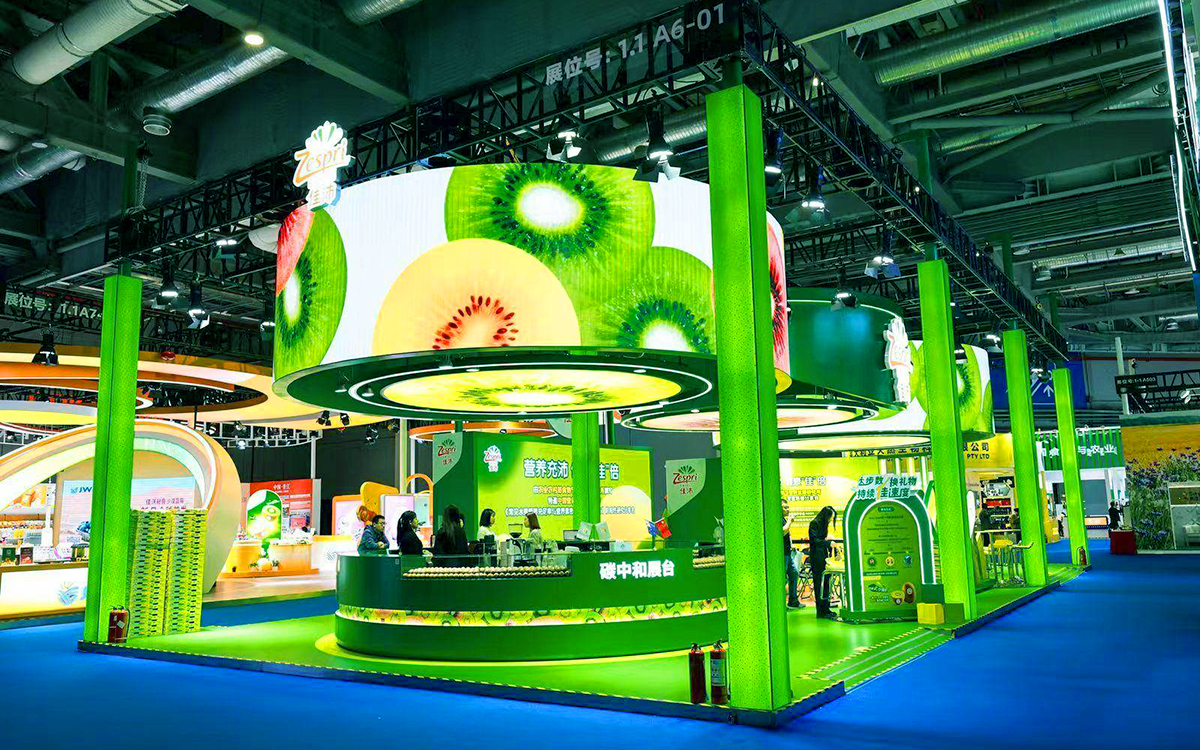 上海進博會展館設(shè)計布展方案：6招增強展位視覺沖擊力